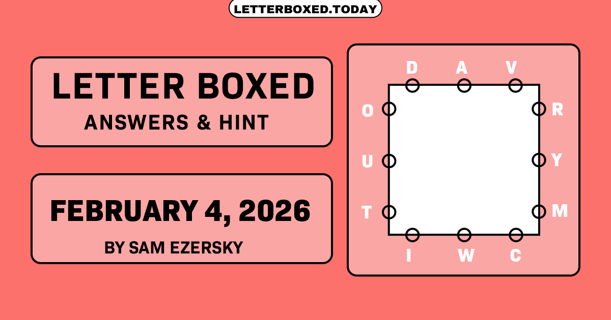 Letter Boxed February 4, 2026 Image
